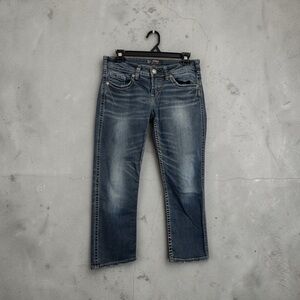 Silver Jeans Co Capri Jeans | Mid Rise Stretch Denim Capris